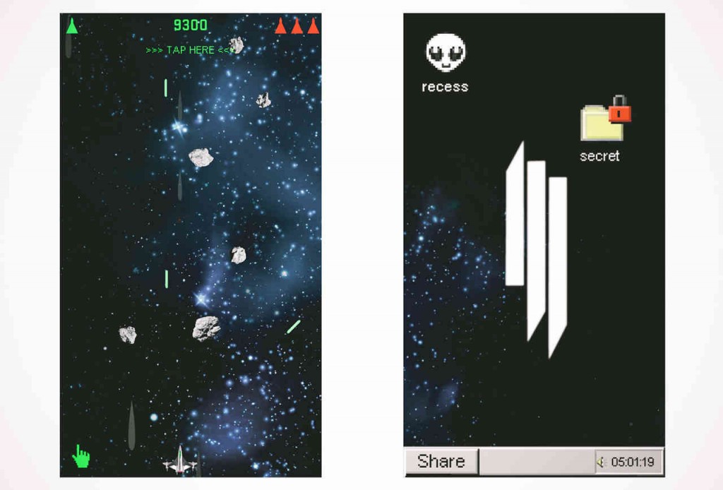 Skrillex 以遊戲App結合新專輯歌曲釋出，利用新的媒介來進行行銷和宣傳。
