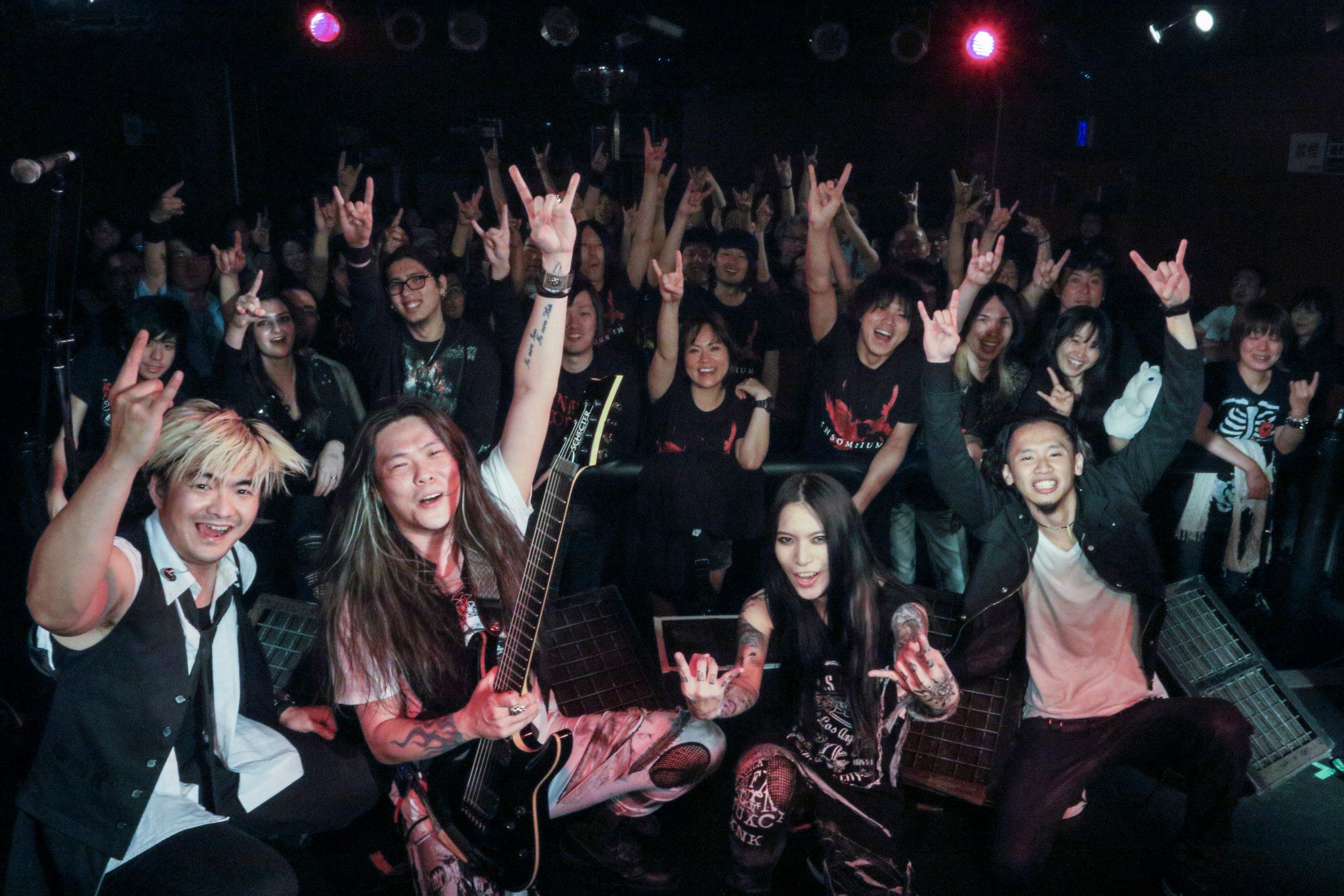 今年五月樂團於大阪與Insomnium 同台演出，反應熱烈。（圖片來源：獄無聲）