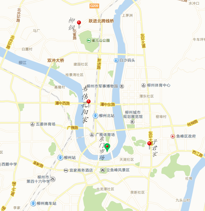 東門市場是旅行團經常買打口碟的地方，這張地圖可以和孔陽的手繪地圖對照看。